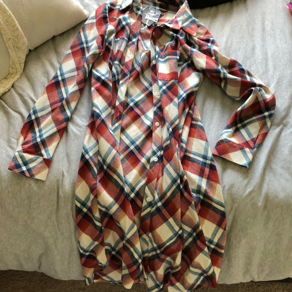 Flannel dress